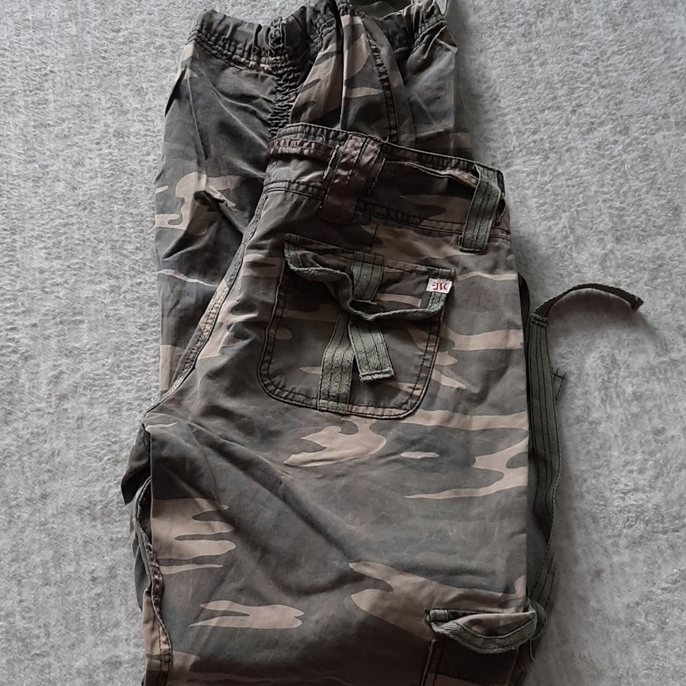 Miss Me Camo Cargo Pants